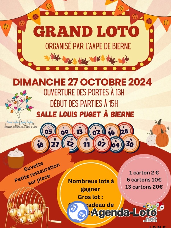 Grand Loto d'automne