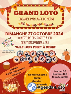 Photo du loto Grand Loto d'automne