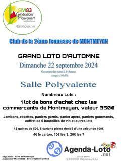 Photo du loto Grand loto d'automne