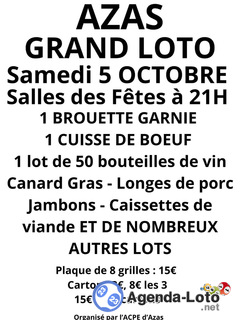 Photo du loto Grand Loto d'Azas