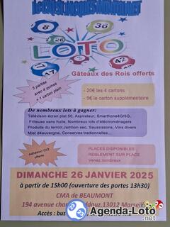 Photo du loto Grand Loto CIQ st jacques Montolivet plateau 130112