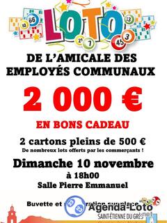 Photo du loto Grand loto des communaux