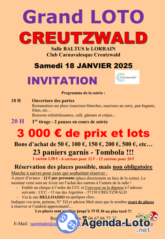 Grand loto à creutzwald