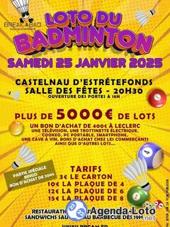 Photo du loto Grand Loto du Badminton