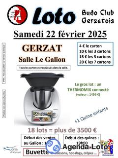 Photo du loto Grand Loto du Budo club Gerzatois