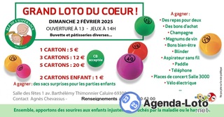 Photo du loto Grand loto du coeur