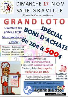 Photo du loto Grand loto du hods spécial bons d'achats