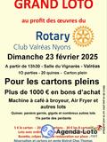 Photo Grand Loto du Rotary Club Valréas Nyons à Valréas