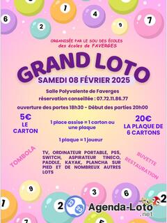 Photo du loto Grand loto du sou des écoles de faverges