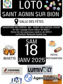 Photo du loto Grand Loto du Sou des Ecoles de Saint-Agnin sur Bion