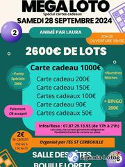 Photo du loto Grand loto entente sportive saint cerbouille foot