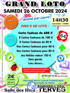 Photo du loto Grand loto gymnastique volontaire de terves