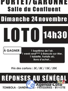 Photo du loto Grand Loto humanitaire Portet sur Garonne salle du Confluent