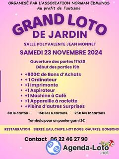 Photo du loto GRAND LOTO A JARDIN Salle Polyvalente Jean Monnet