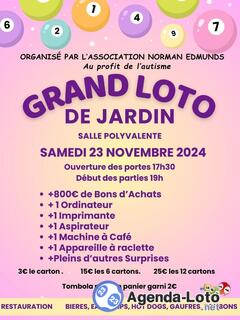 Photo du loto GRAND LOTO A JARDIN Salle Polyvalente Pour l'autisme