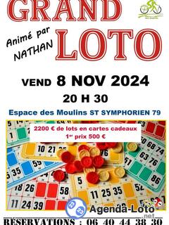 Photo du loto Grand Loto de l'Acr2s79 Animé par Nathan