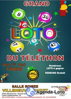 Photo du loto Grand LOTO de l'AFM Téléthon