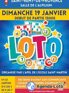 Photo du loto Grand Loto de l'Apel Saint Martin