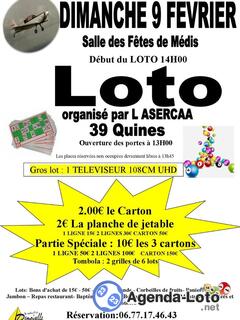 Photo du loto Grand loto de l'asercaa