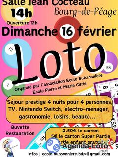 Photo du loto Grand Loto de l'association Ecole Buissonnière