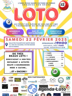 Photo du loto GRAND LOTO de l'école Sainte Victoire