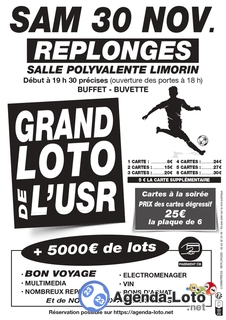 Photo du loto Grand Loto de l'US Replonges