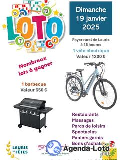 Photo du loto Grand loto de Lauris en fêtes- Les Jardins du Château