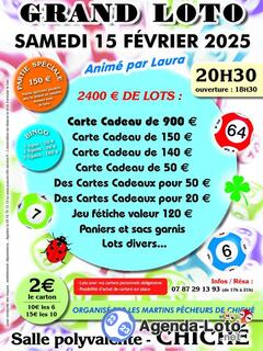 Photo du loto Grand loto martin pecheurs de chiche