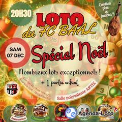 Photo du loto Grand loto de Noël du FC BAAL