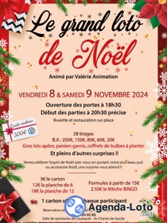 Photo du loto LE GRAND LOTO DE NOËL . organisateur ESCF.