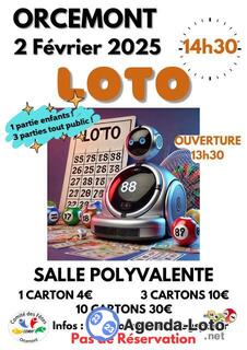 Photo du loto Grand Loto D'Orcemont