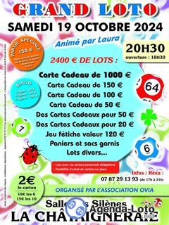 Photo du loto Grand loto organise par l ' association ovia