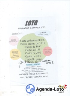 Photo du loto Grand loto organise par le boca boxe 79