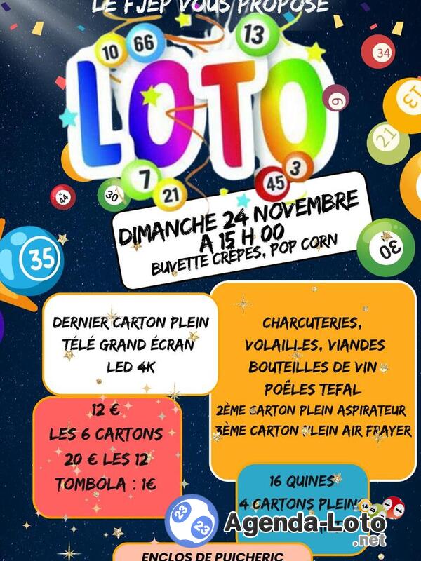 GRAND LOTO à Puichéric