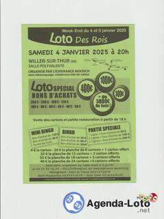 Photo du loto GRAND LOTO DES ROIS spéciale bons d'achats