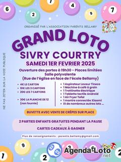 Photo du loto Grand Loto de Sivry Courtry