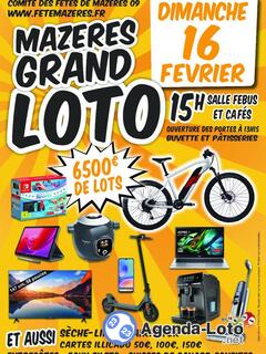 Photo du loto Grand lotos du comité des fêtes