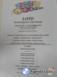 Photo du loto Gros loto des aines 31310montesquieu volvestre