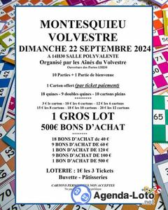 Photo du loto Gros loto des aines de montesquieu volvestre