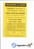 Photo GROS LOTO du Rugby spécial bons d'achats à Boulogne-sur-Gesse