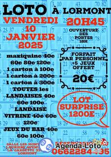 Photo du loto gros loto forfait 20e plus jeux offert