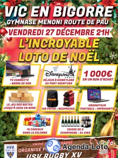 Photo du loto L'incroyable loto de noel de l usv rugby