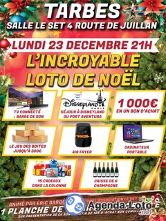 Photo du loto L incroyable loto de noel en salle