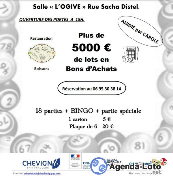 La section GR du CLES organise son LOTO