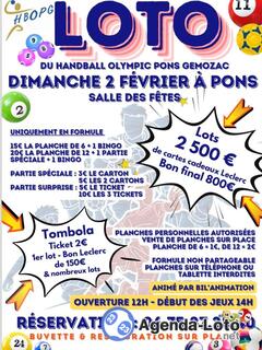 Photo du loto Lot du Handball de Pons