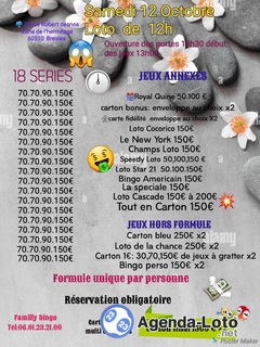 Photo du loto Loto 12h bresles familly bingo