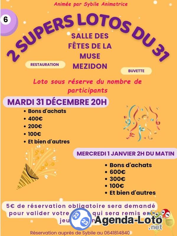 Loto de 12h du 31 décembre