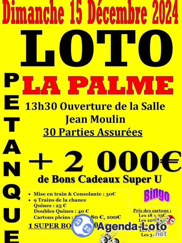 Loto 2 000 en Carte cadeau Super U