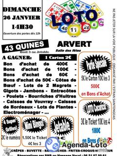 Photo du loto Loto 43 quines dont 3 au jetable