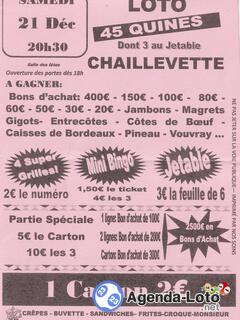 Photo du loto Loto 45 quines dont 3 au jetables